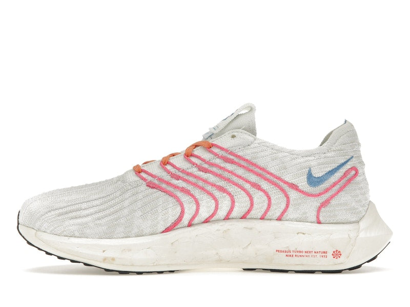 Nike Pegasus Turbo Next Nature White Pinksicle University Blue (Women's)
