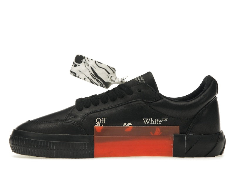 OFF-WHITE Vulc Low Black/Blue Leather SS21