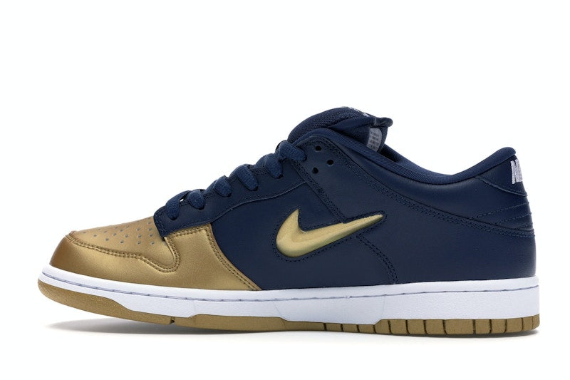 Nike SB Dunk Low Supreme Jewel Swoosh Gold