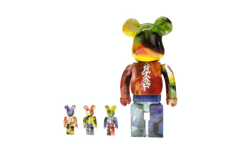 Bearbrick Pushead 4 pc Set 100% & 400% Set Multi