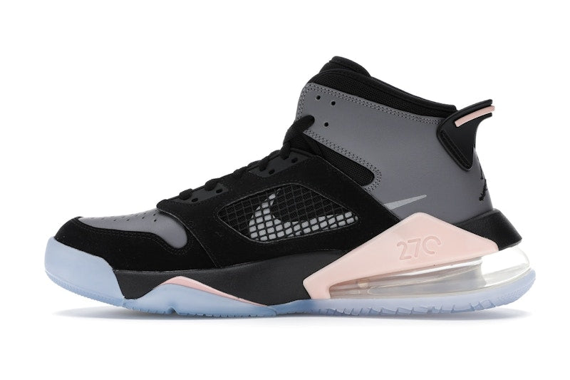Jordan Mars 270 Black Gunsmoke Crimson Tint