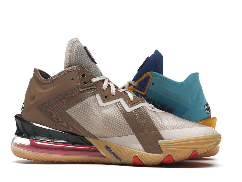 Nike LeBron 18 Low Wile E. vs Roadrunner Space Jam