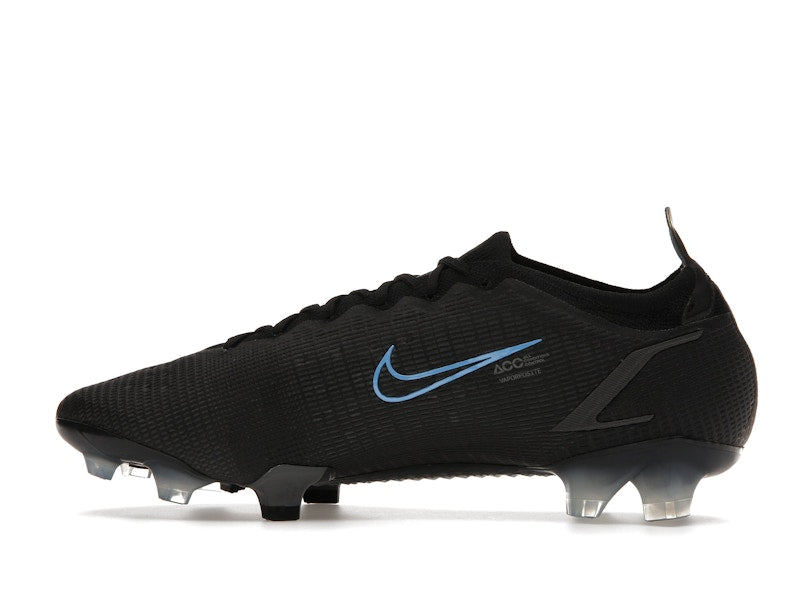 Nike Vapor 14 Elite FG Flyknit Black Iron Grey Blue