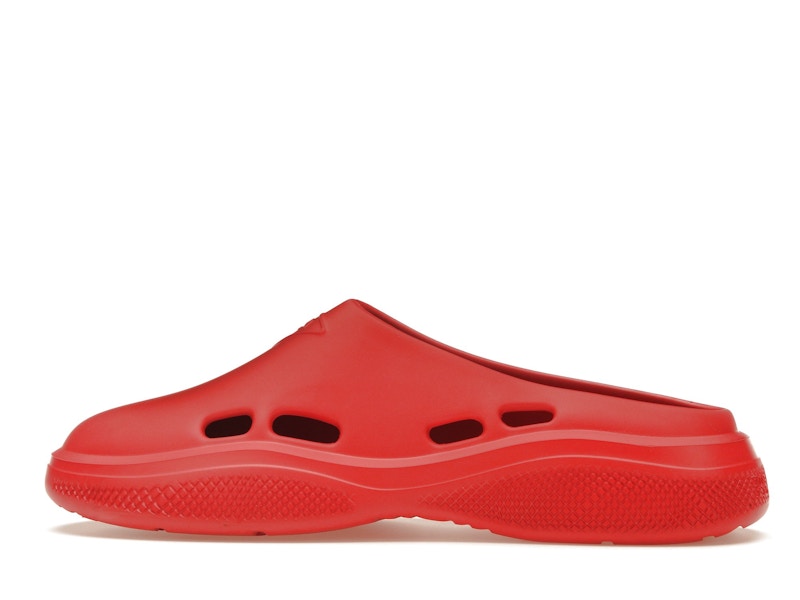 Prada Foam Rubber Mule Red