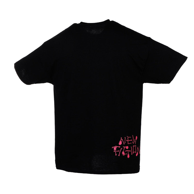 KAWS SKELETON NEW FICTION T-shirt Pink