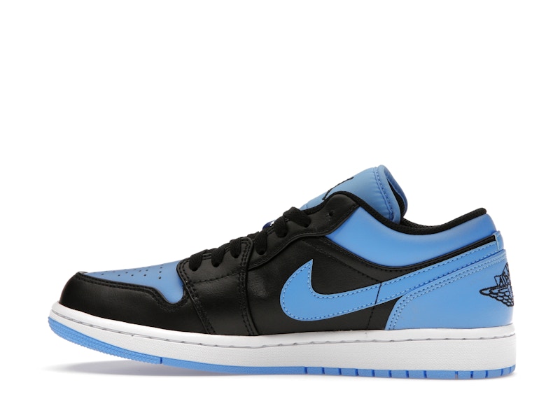 Jordan 1 Low Black University Blue