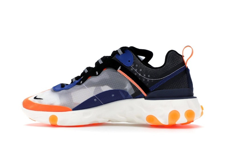 Nike React Element 87 Thunder Blue/Total Orange