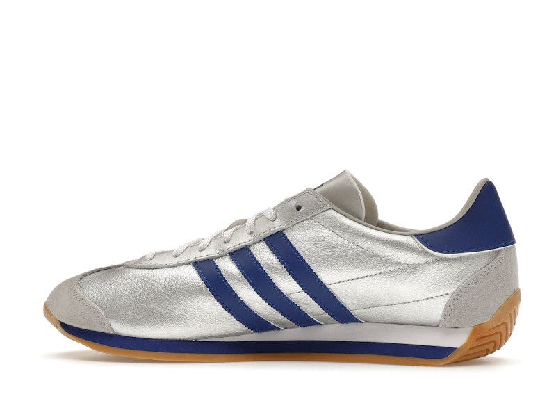 adidas Country OG Matte Silver Bright Blue Cloud White
