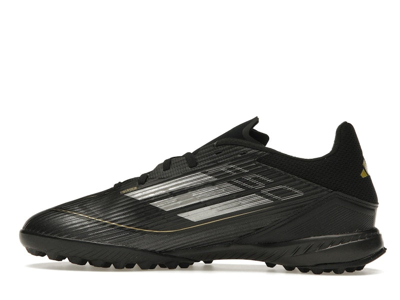adidas F50 League Turf Core Black Iron Metallic Gold Metallic