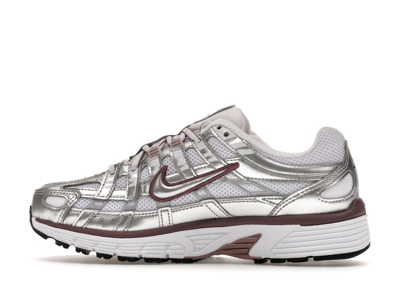Nike P-6000 White Metallic Silver Tattoo (Women's)