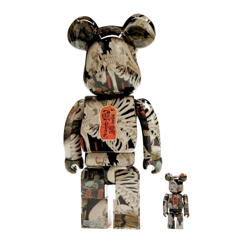 Bearbrick Utagawa Kuniyoshi (The Haunted Old Palace at Soma) 100% & 400% Set