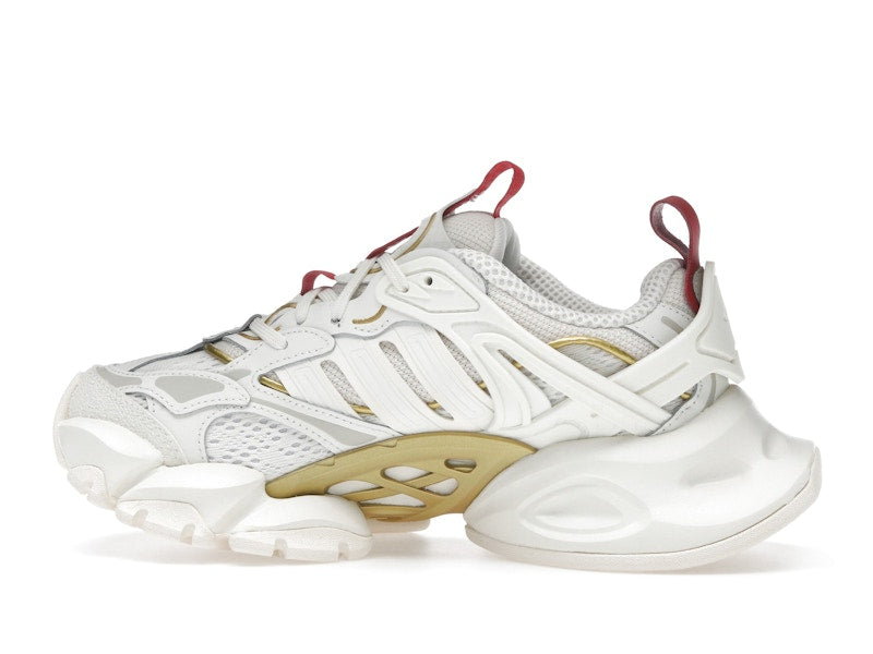 adidas XLG Runner Deluxe Off White Gold Metallic Red