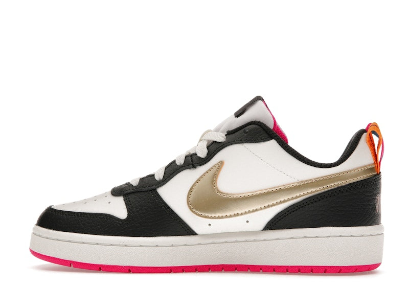 Nike Court Borough Low 2 Off Noir Pink Prime (GS)