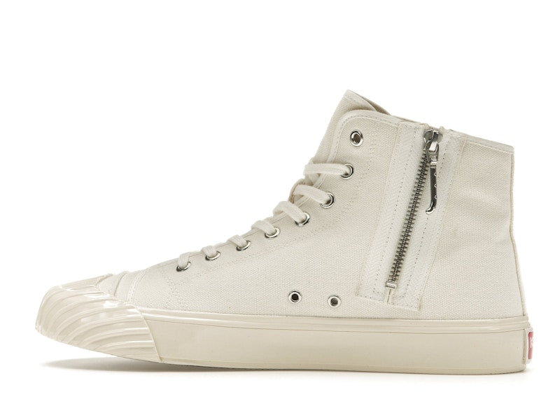 Kenzo School High Top Trainers Tiger Sole Off White