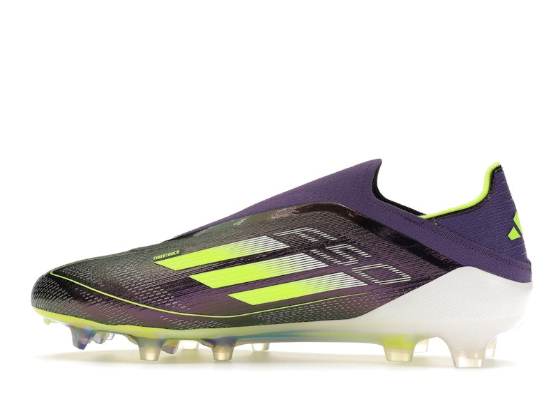 adidas Laceless F50 Elite Fast Reborn FG Purple Lucid Lemon