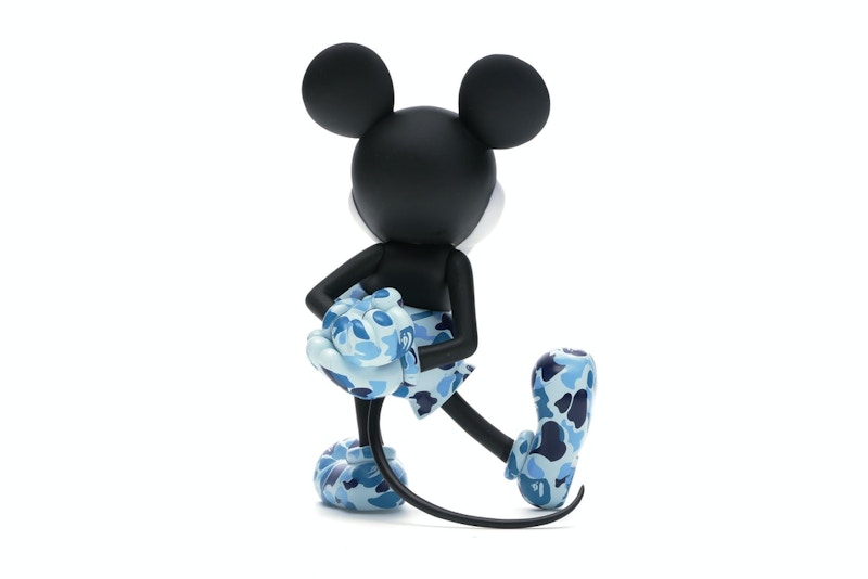 BAPE x Mickey Mouse 90th Anniversary Figure Blue Camo