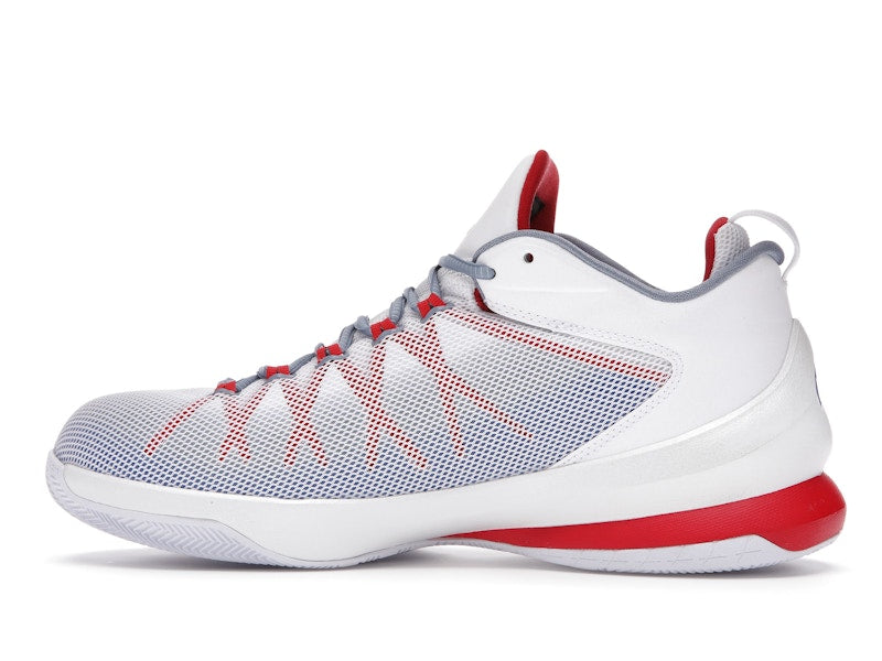 Jordan Cp3.Viii Ae White/Game Royal-Spirit Red-Cool Blue