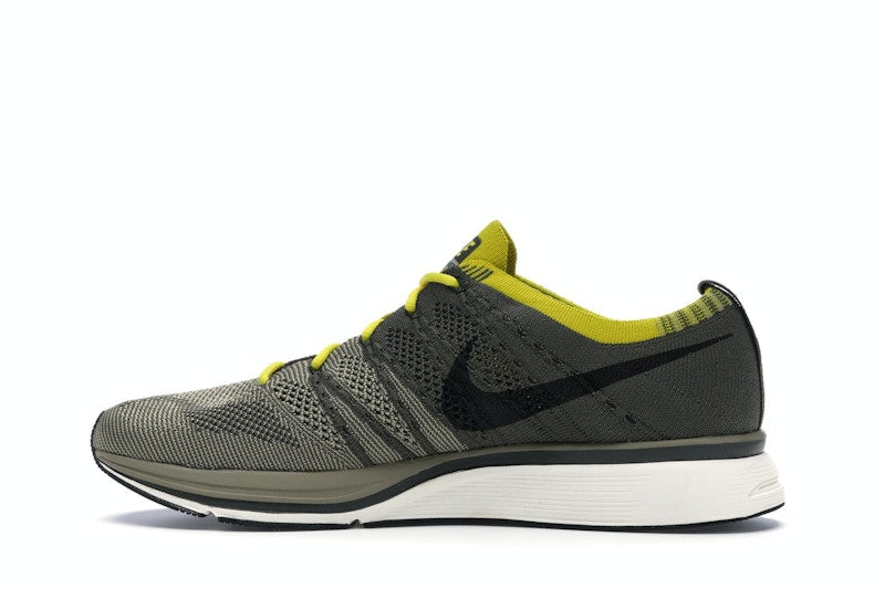 Nike Flyknit Trainer Cargo Khaki Bright Citron