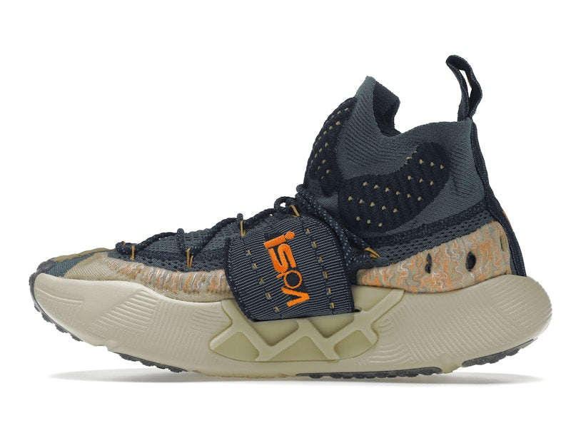 Nike ISPA Sense Flyknit Mineral Slate Magma Orange