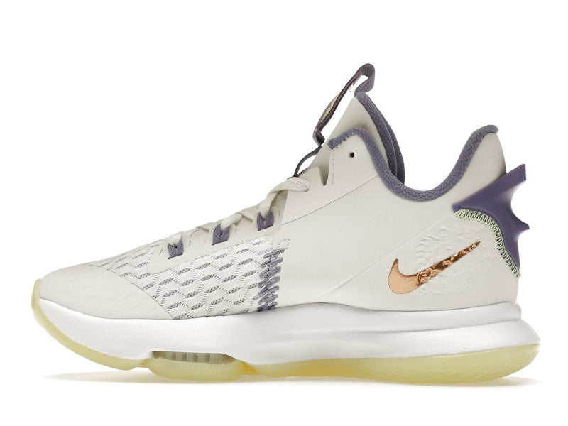 Nike LeBron Witness 5 Summit White Metallic Bronze