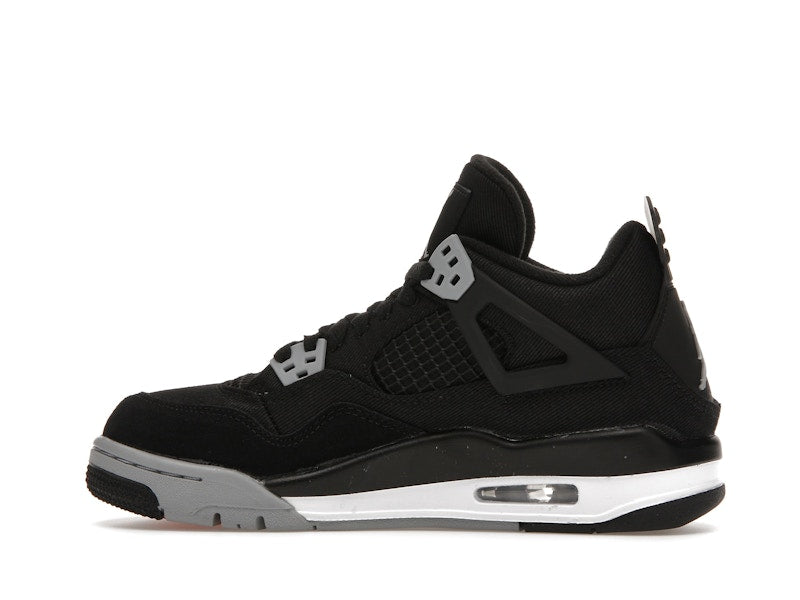 Jordan 4 Retro Black Canvas (GS)