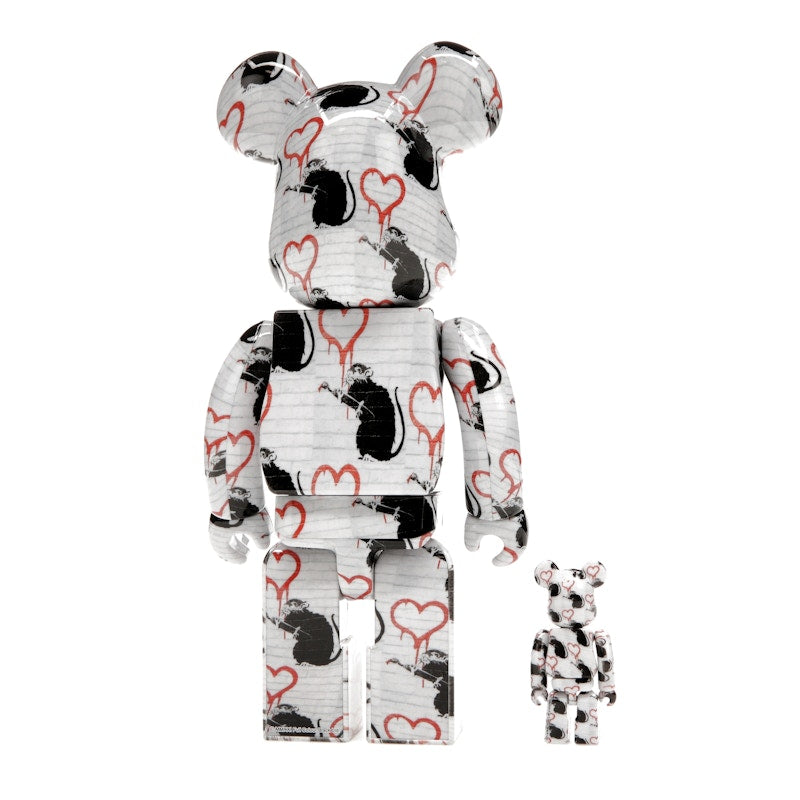 Bearbrick Love Rat 100% & 400% Set