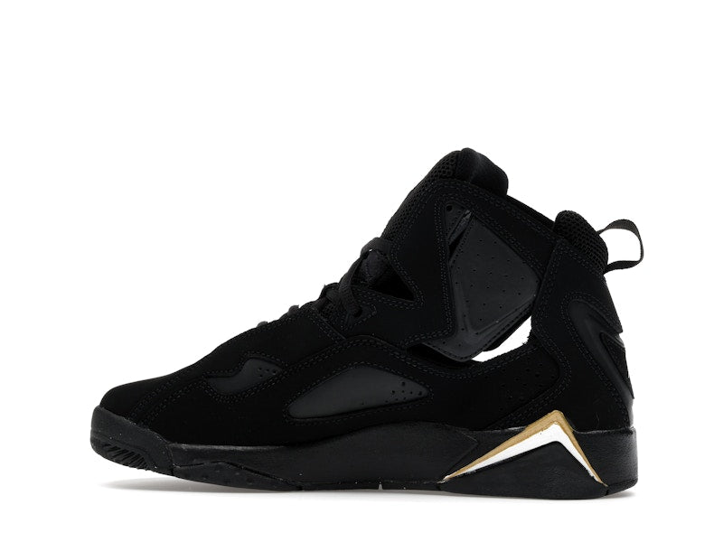 Jordan True Flight Black Metallic Gold White (GS)