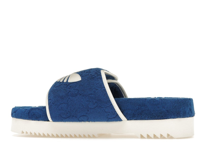 adidas x Gucci GG Platform Sandal Blue