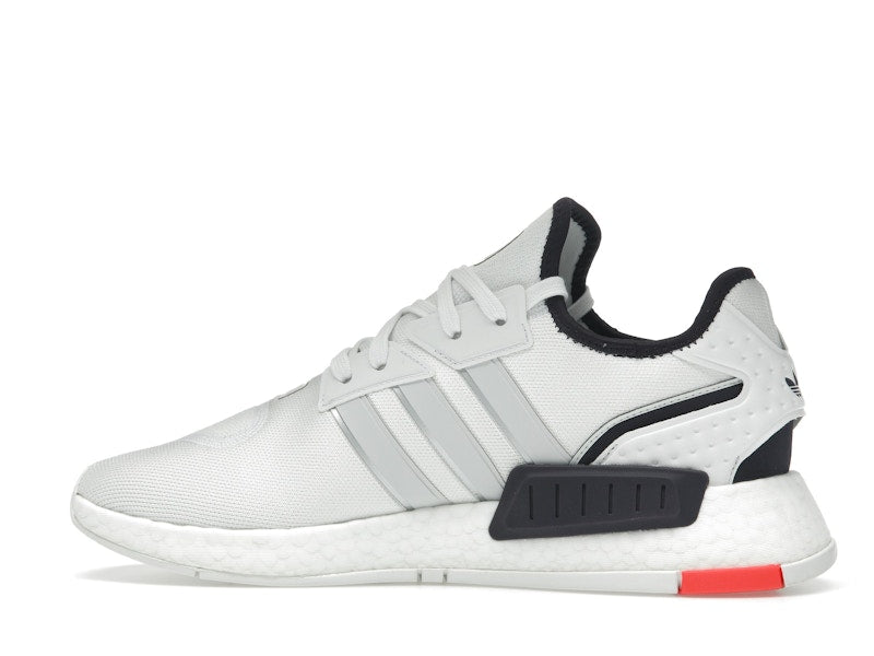 adidas NMD G1 Crystal White Grey Solar Red