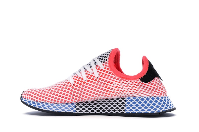 adidas Deerupt Solar Red Bluebird