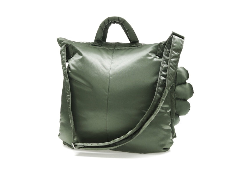 Takashi Murakami x PORTER 2Way Helmet Bag Sage Green