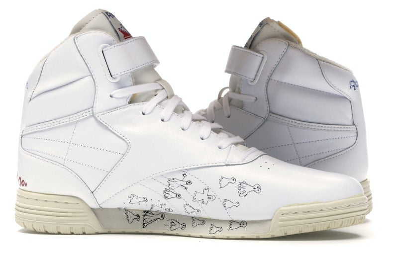 Reebok Ex-O-Fit Clean Hi Bait x Ghostbusters x Stranger Things Vintage