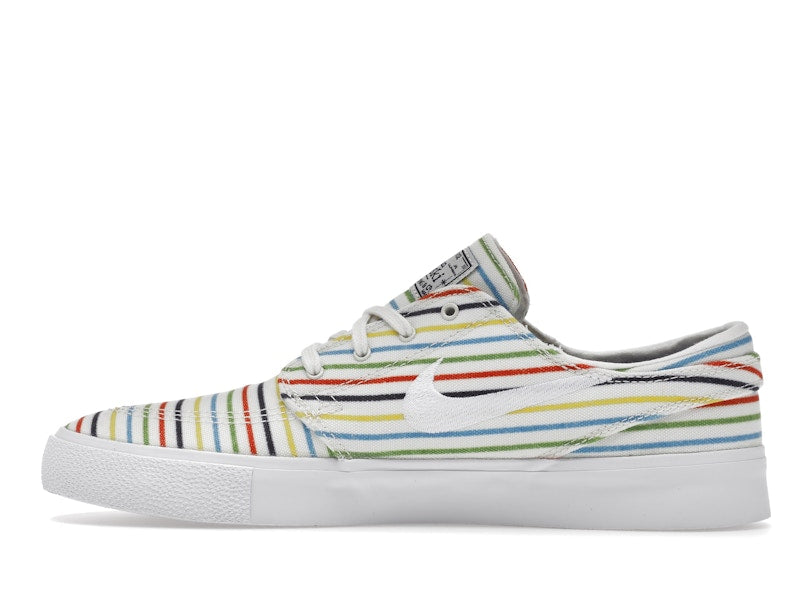 Nike SB Zoom Stefan Janoski Canvas Multi-Color Pinstripes