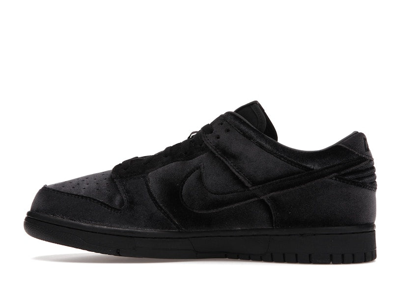 Nike Dunk Low Dover Street Market Triple Black Velvet