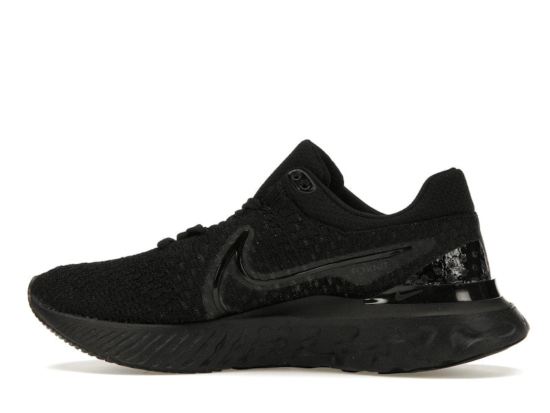 Nike React Infinity Run Flyknit 3 Triple Black (Women's)