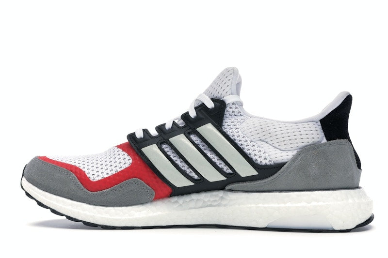 adidas Ultra Boost S&L White Grey Scarlet