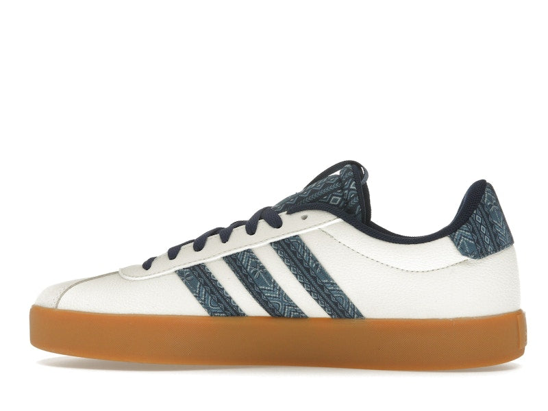 adidas Vl Court 3.0 Off White Night Indigo Gum (Women's)