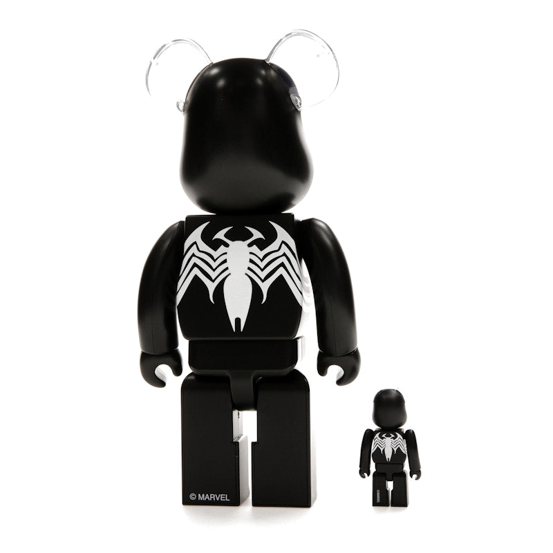 Bearbrick x Marvel Spider-Man Black Costume 100% & 400% Set