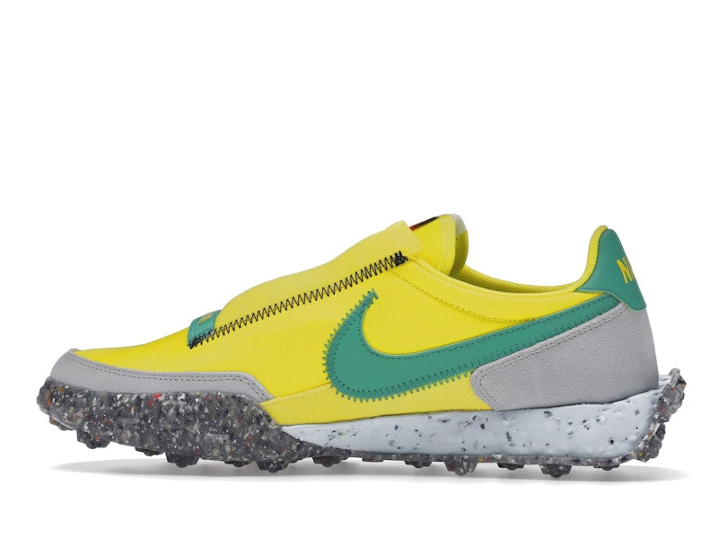 Nike Waffle Racer Crater Yellow Strike Roma Green (Women's)
