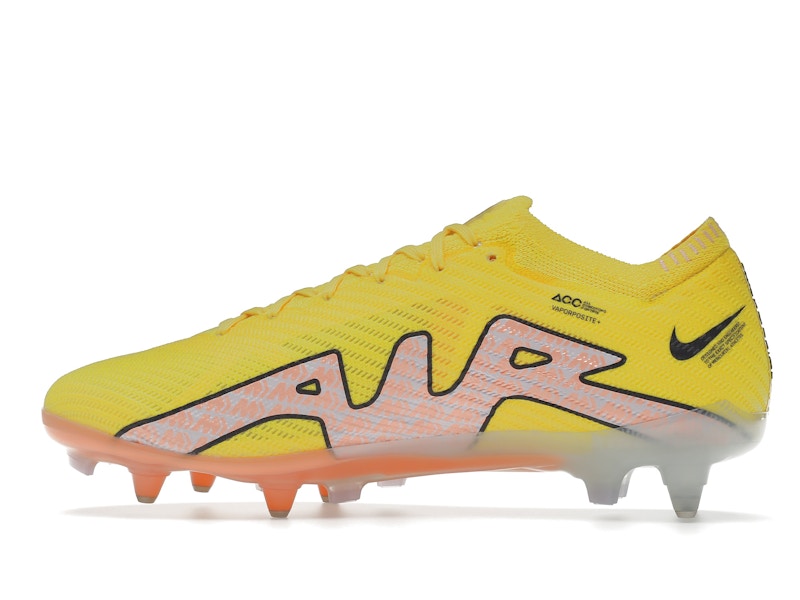 Nike Zoom Mercurial Vapor 15 Elite SG-Pro Anti-Clog Traction Yellow Strike Sunset Glow