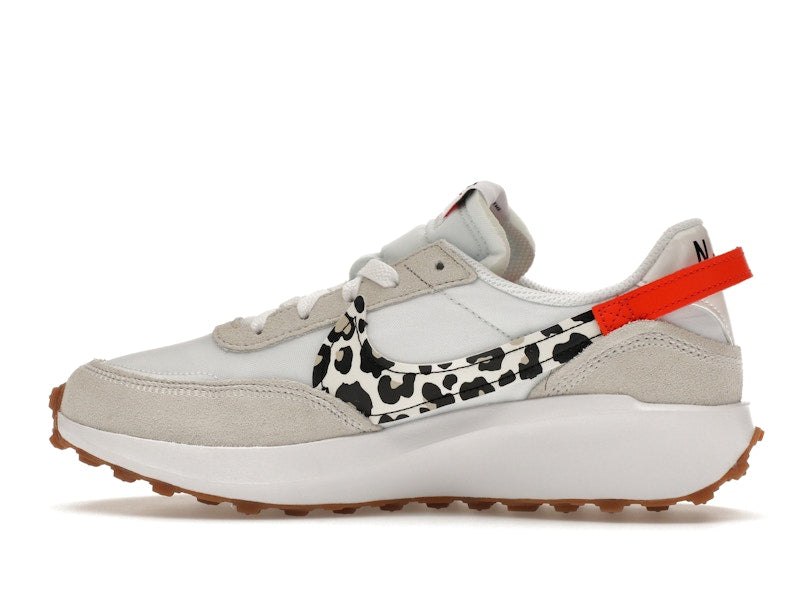 Nike Waffle Debut White Team Orange Leopard (Women's)