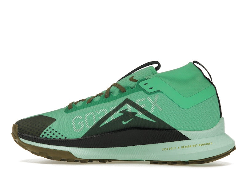 Nike React Pegasus Trail 4 Gore-Tex Spring Green Olive Flak Mint Foam Black