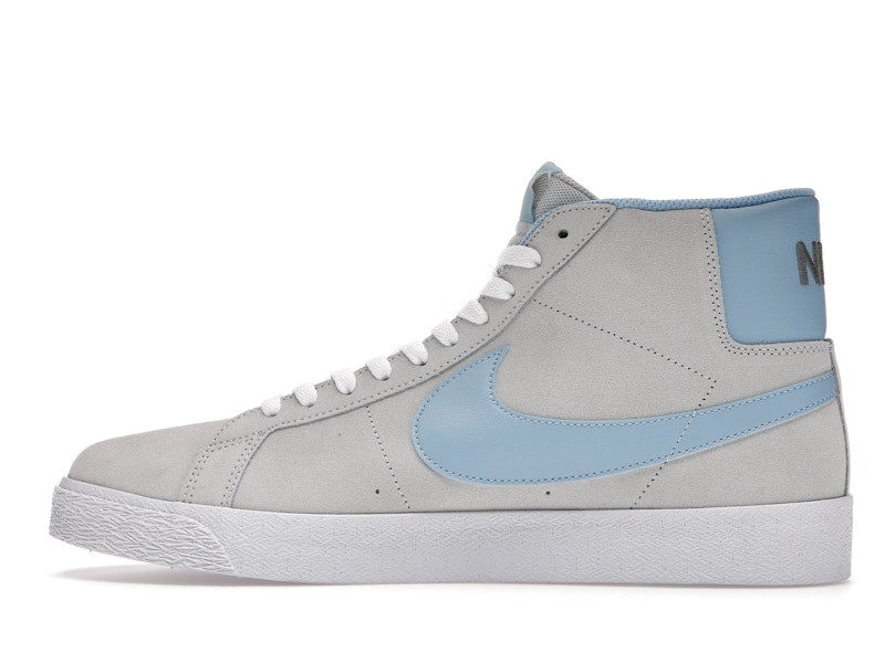 Nike SB Blazer Mid Soft Grey Baby Blue