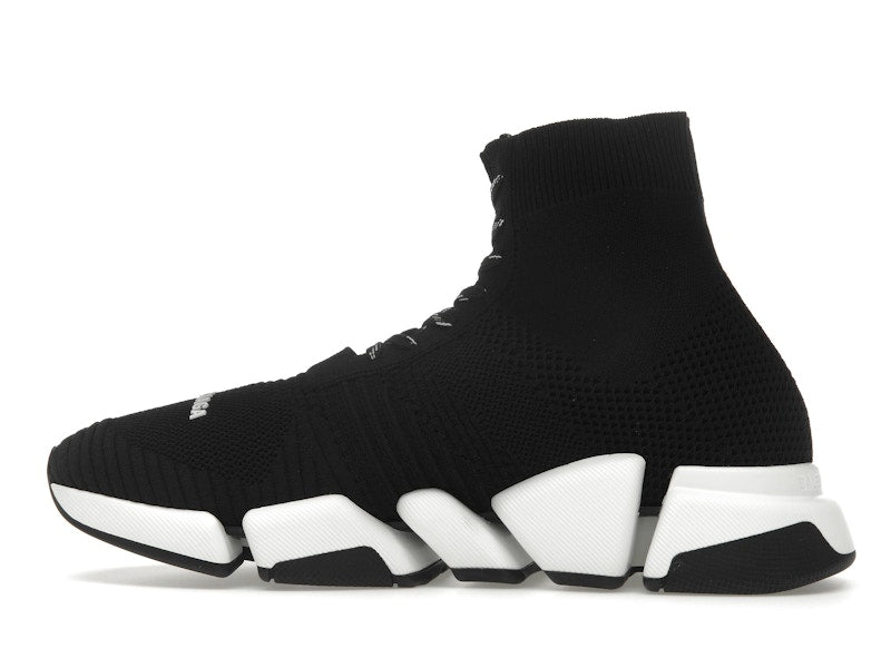 Balenciaga Speed 2.0 Lace Up Black White