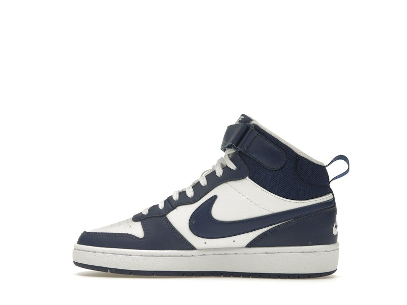 Nike Court Borough Mid 2 White Blue Void (GS)