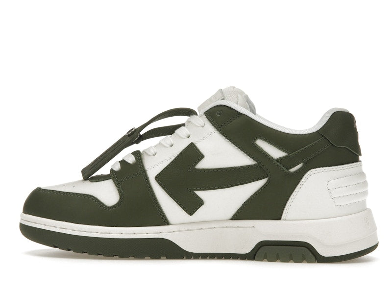 OFF-WHITE Out Of Office OOO Low Tops White Khaki