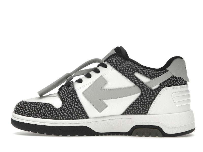OFF-WHITE Out Of Office OOO Low Tops Black Grey with Dots
