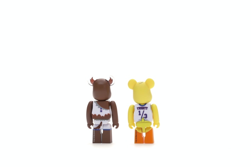 Bearbrick Space Jam Tweety & Tasmanian Devil 2 Pack 100% Multi
