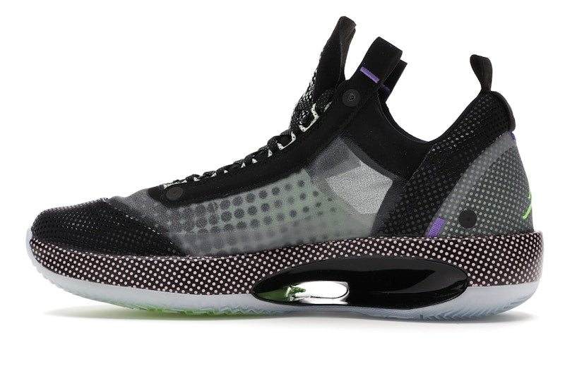 Jordan XXXIV Low Black Vapor Green Bleached Coral