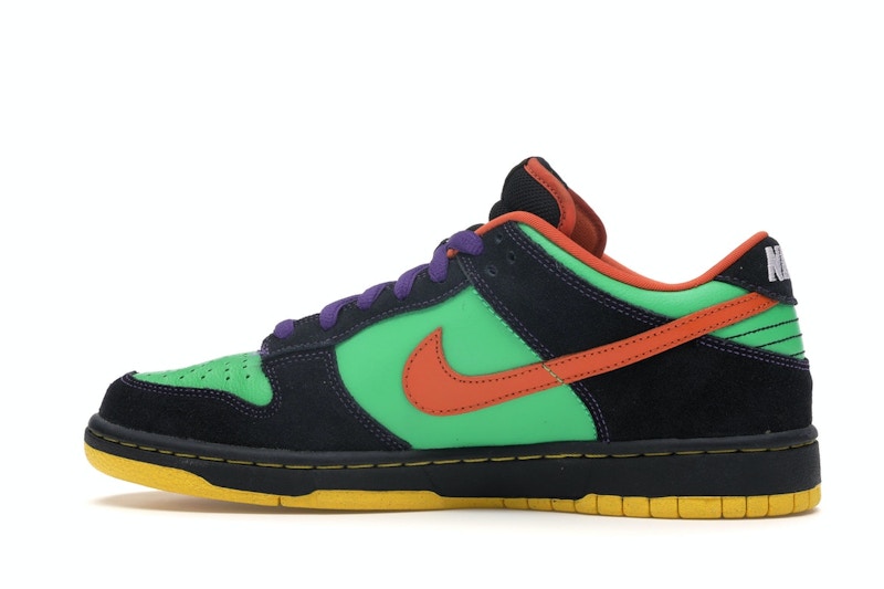 Nike SB Dunk Low Green Spark Hoop Orange